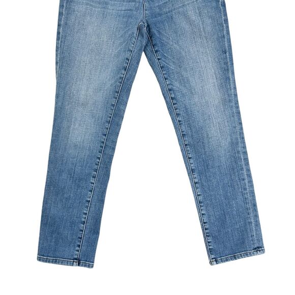 Eileen Fisher Jeans Womens Size 2 Blue Straight Leg Stretch Medium Wash Denim - Picture 3 of 16